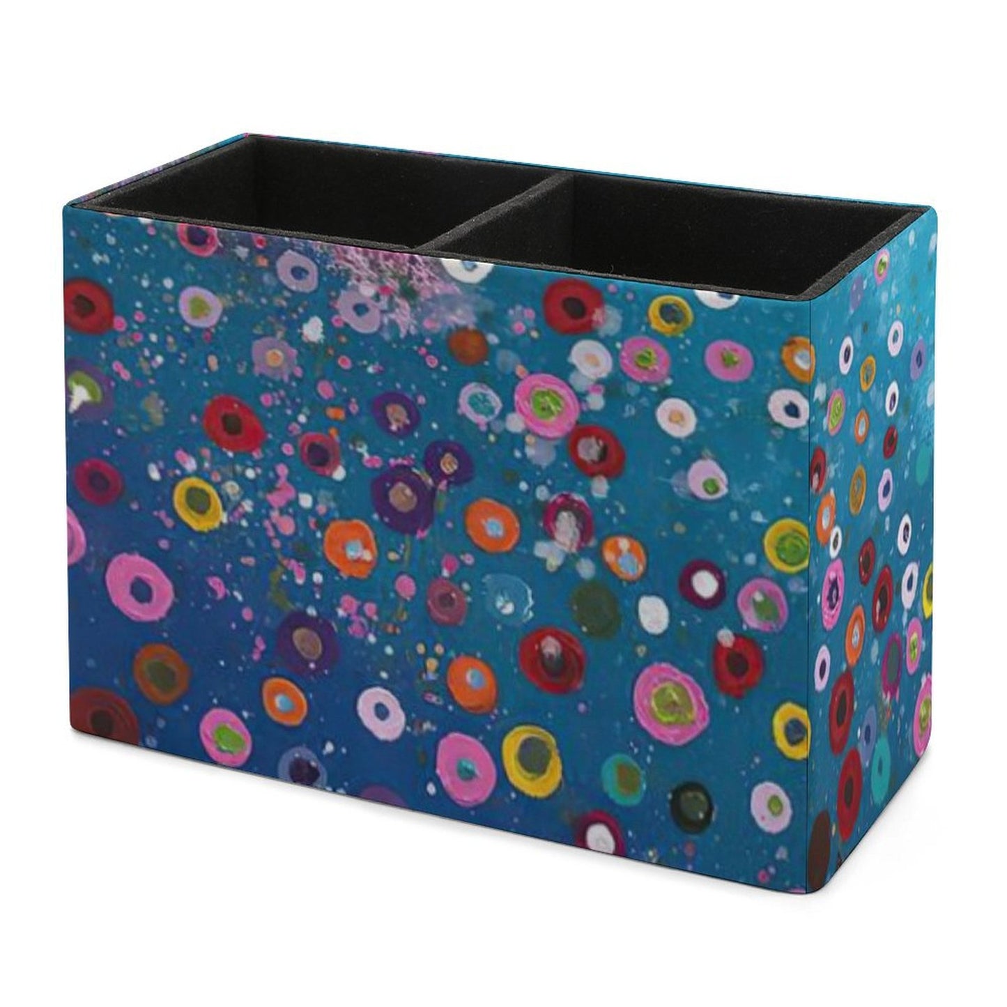 Custom Leather Pen Holder | Personalized Desk Organizer for Office