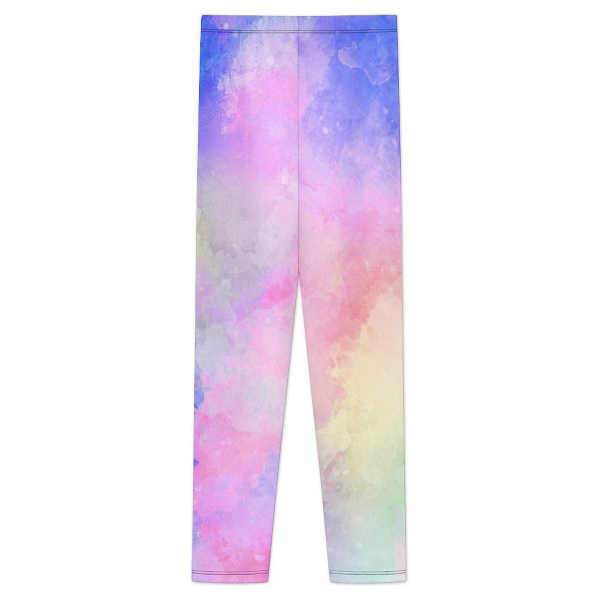 Custom Girls Yoga Leggings with Personalized Print