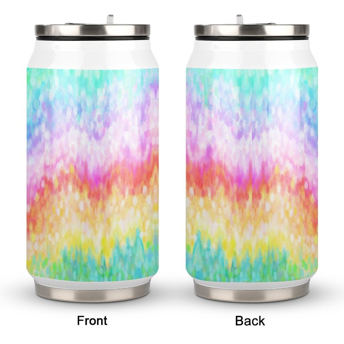 Custom Stainless Steel Tumbler with Straw | Insulated Cola Cup