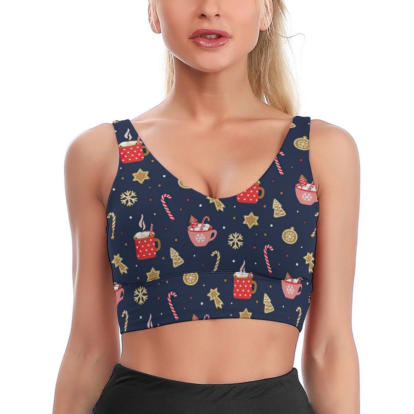 Custom Sports Bra with Your Design | Supportive & Stylish