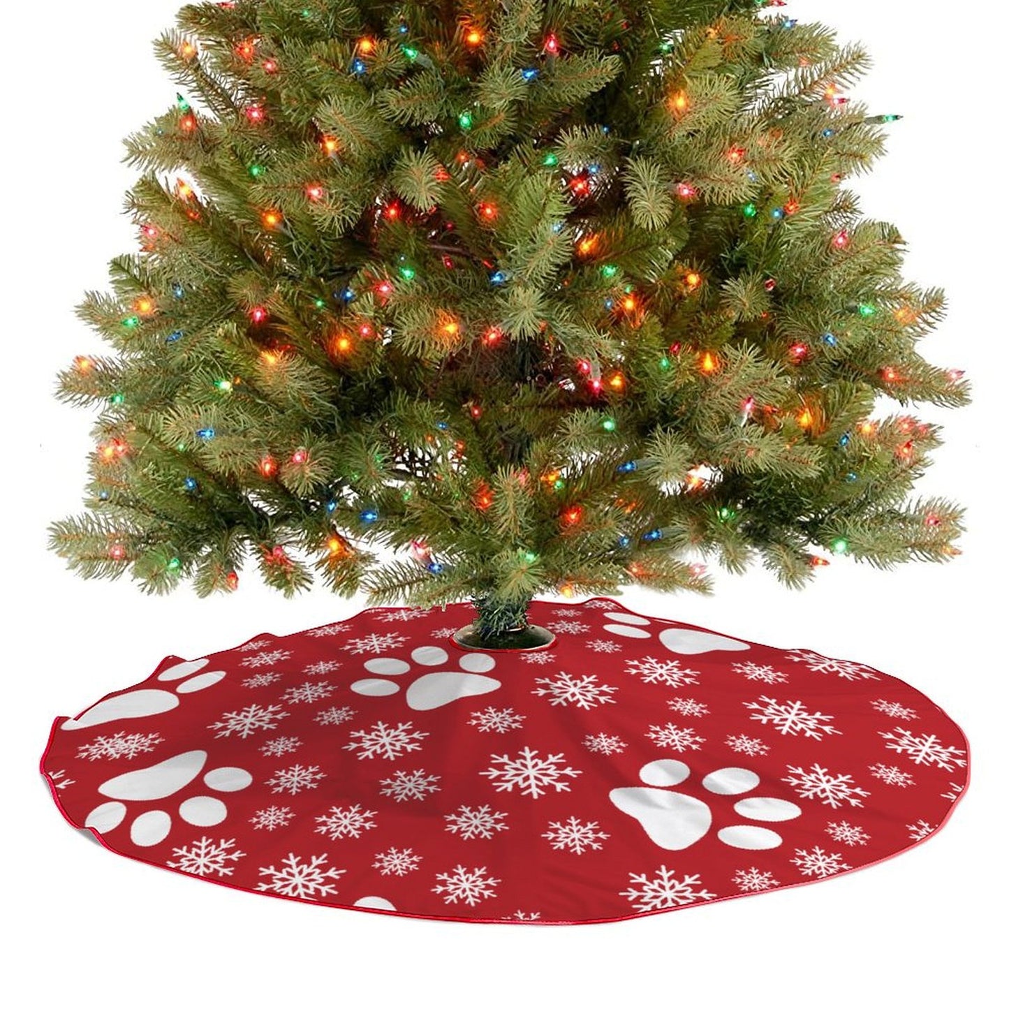 Create a Custom Photo Christmas Tree Skirt | Personalized Holiday Decor