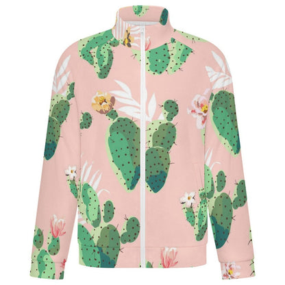 Men's Zip-Up Fleece Jacket with Custom Print Option