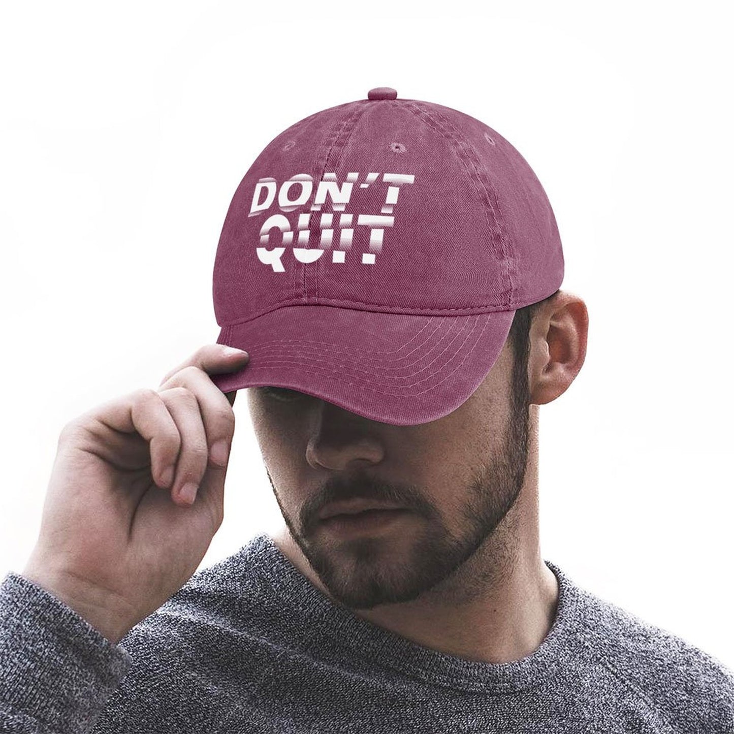 Custom Vintage Washed Denim Dad Hat: 100% Cotton Baseball Cap