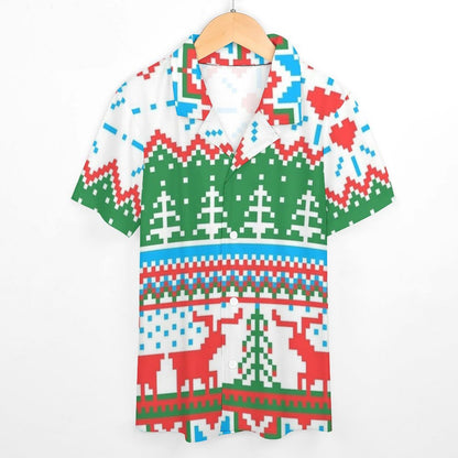 Custom Kids Cotton Shirt | Personalized All-Over-Print Camp Shirt