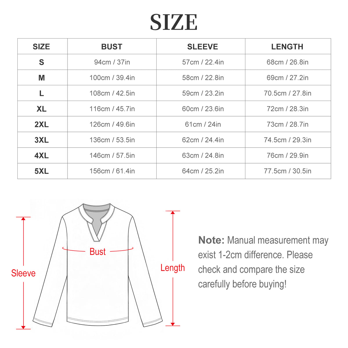 Custom Printed Women's V-Neck Shirt with Roll-Up Sleeves