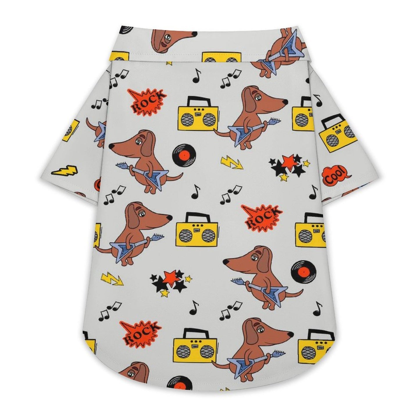Custom 4-Way Stretch Pet Hawaiian Shirt