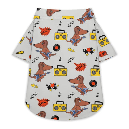 Custom 4-Way Stretch Pet Hawaiian Shirt