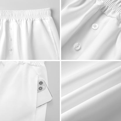 Custom Satin Lounge Shorts for Women – Personalized Sleep & Loungewear