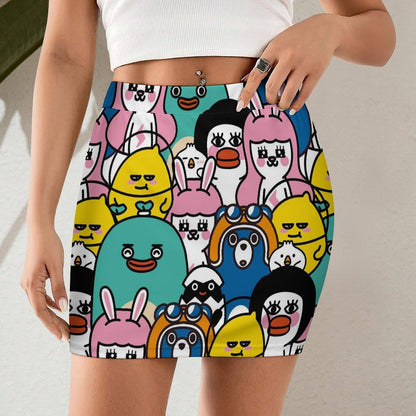 Custom Mini Skirt with Photo | Personalized Bodycon Skirt