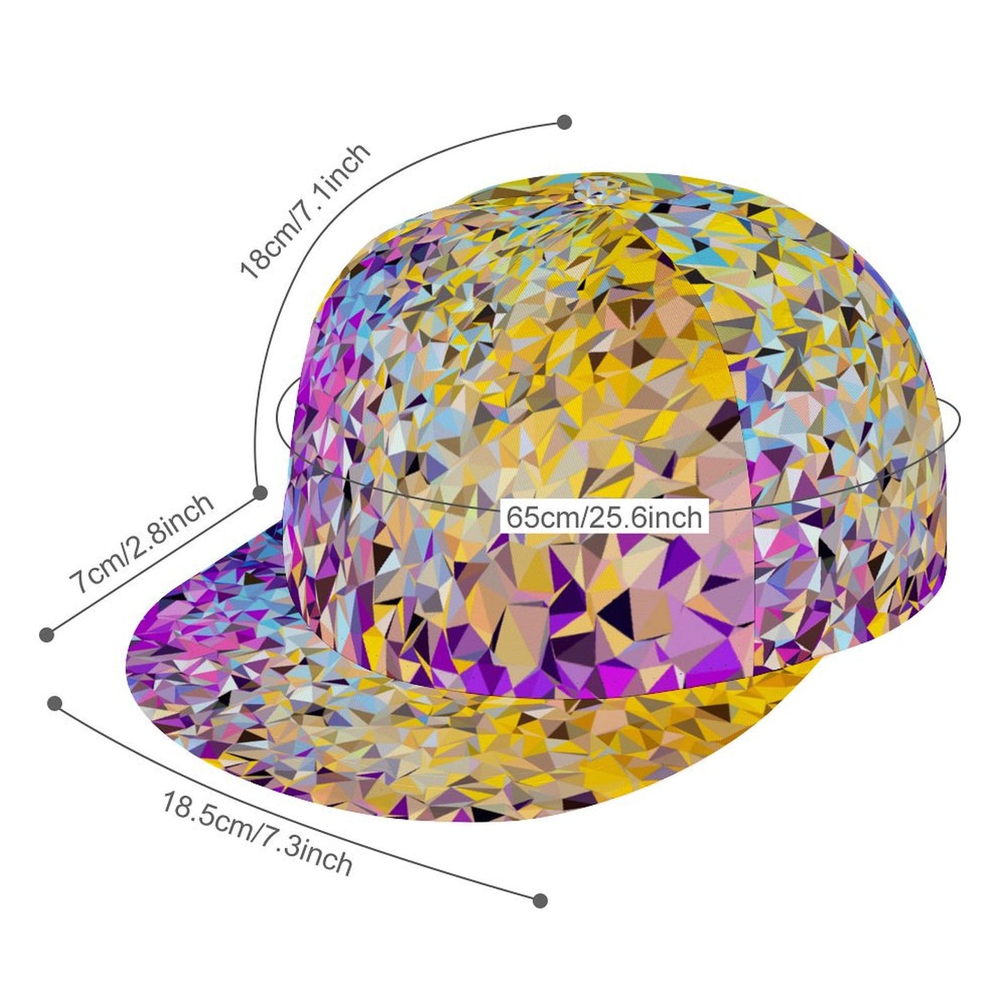 Create Your Custom Flat Brim Snapback | All-Over Print Hat