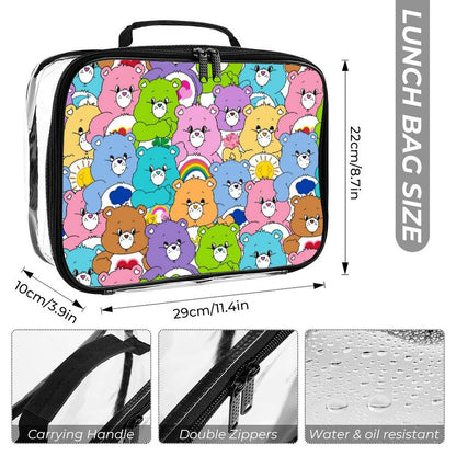 Custom Clear PVC Organizer Bag Set 2-Piece — UV-Printed Personalized Transparent Pouch Set