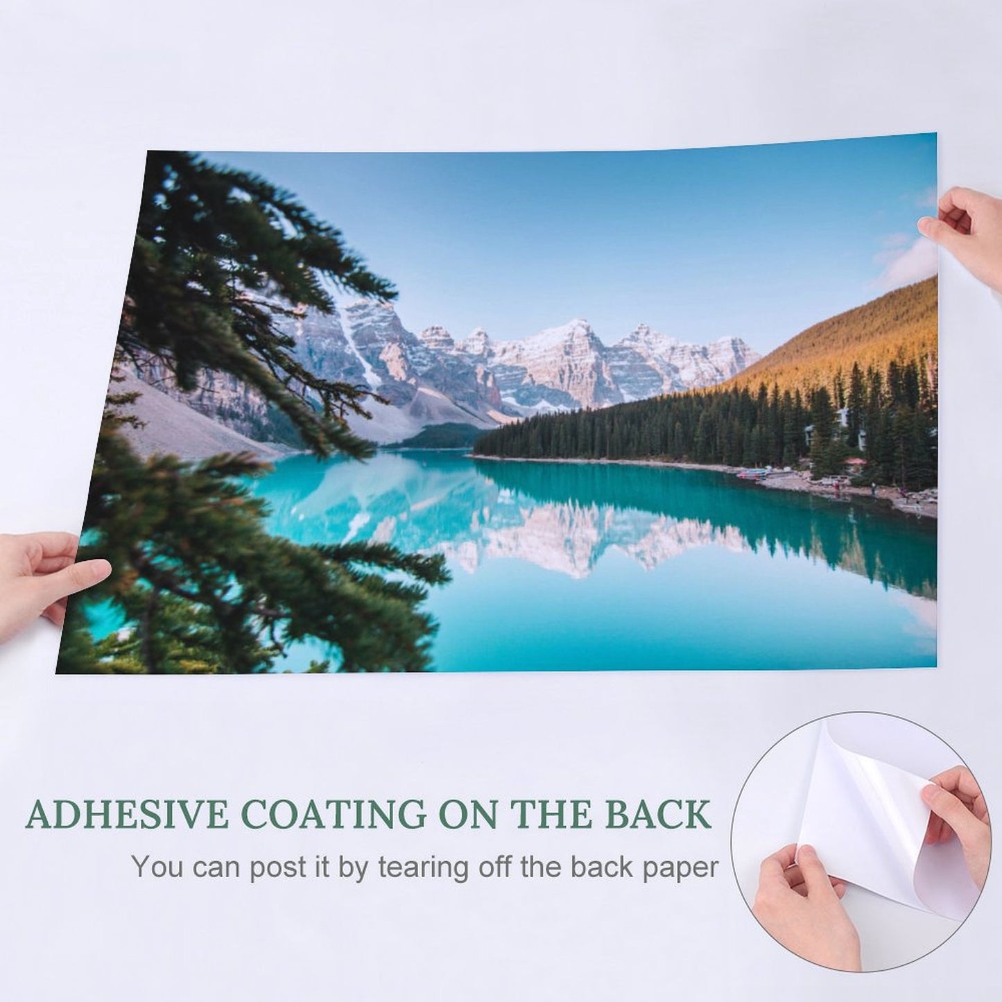 Custom Peel and Stick Poster | Your Photo on Removable Wall Decor