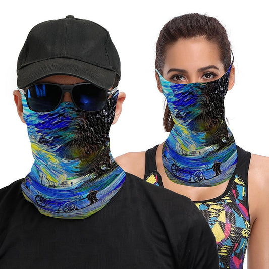 Custom Neck Gaiter with Ear Loops | Personalized UV Face Shield Mask