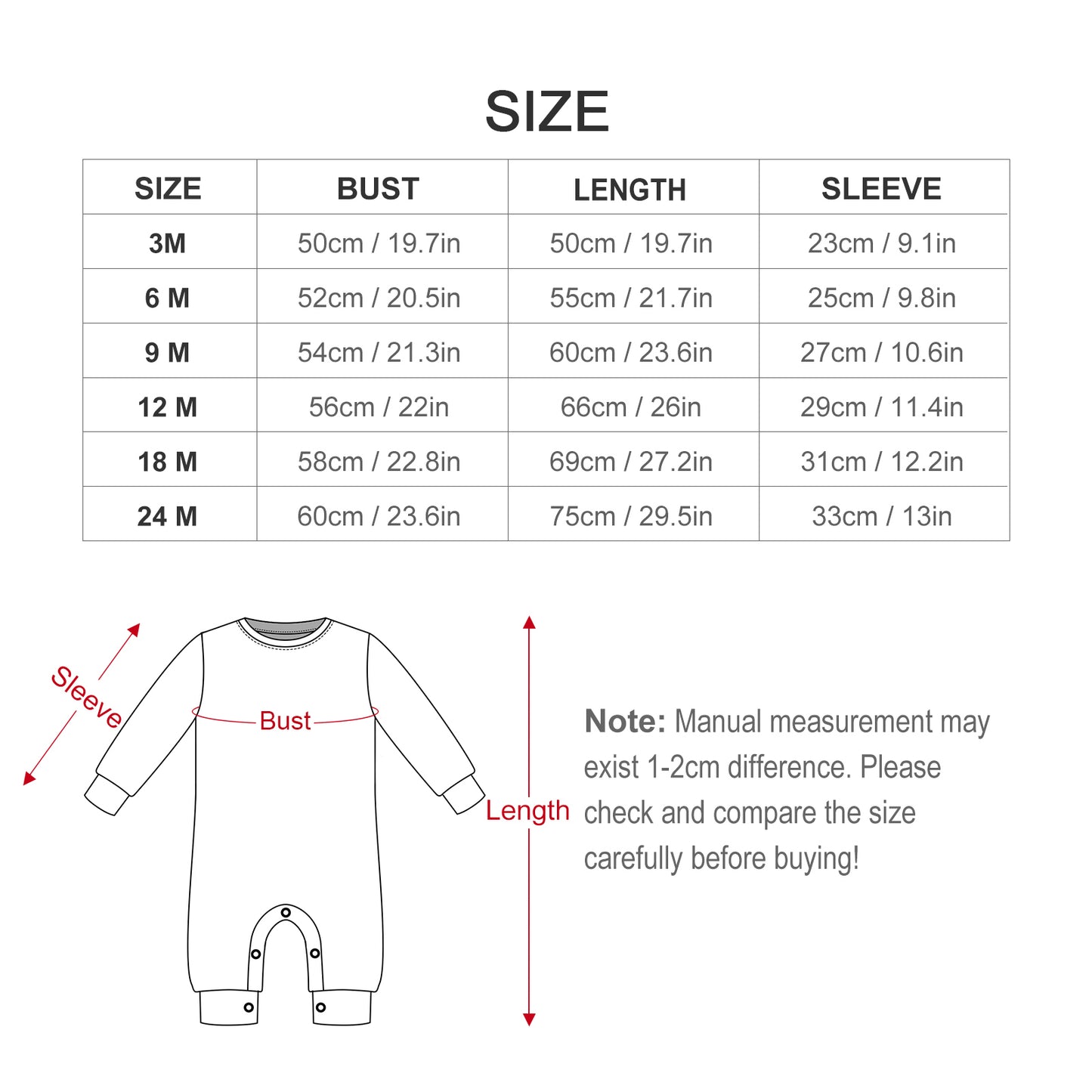 Personalized Long Sleeve Baby Bodysuit in Soft Cotton