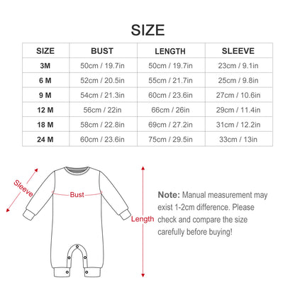 Personalized Long Sleeve Baby Bodysuit in Soft Cotton
