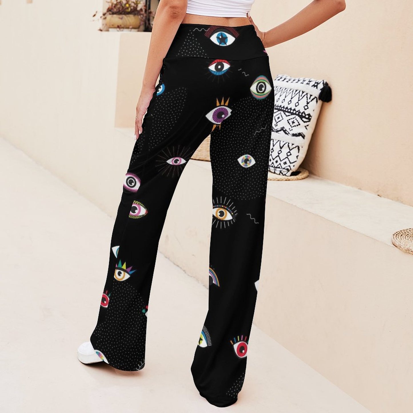 Custom Wide Leg Lounge Pants | Personalized Yoga & Flow Pants