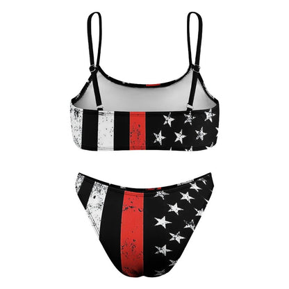 Custom Unpadded Natural Fit Bikini Set | Quick-Dry Swimwear