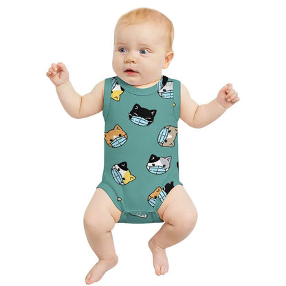 Custom Baby Romper | Personalized Sleeveless Bodysuit