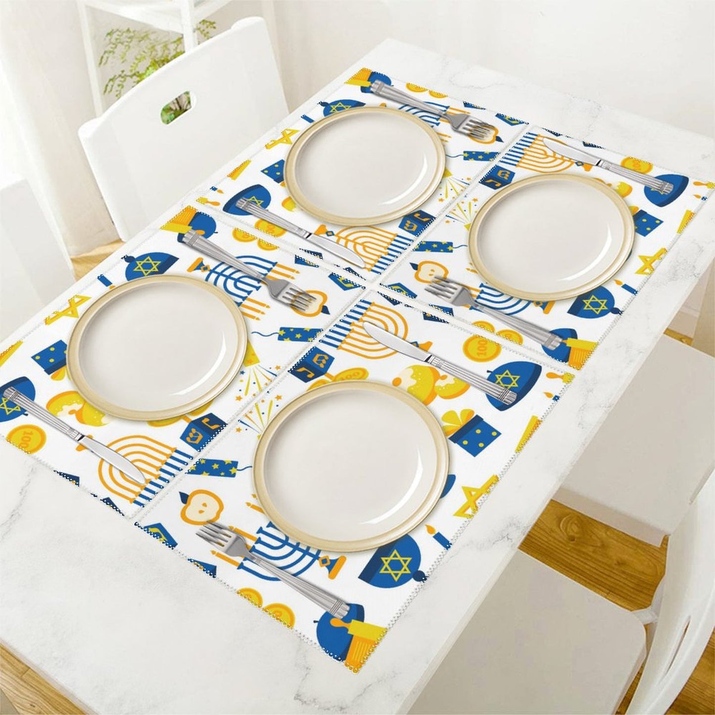 Custom Placemats Set of 6 | Personalized Heat-Resistant Mats