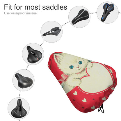 Custom Waterproof Bike Seat Cover | Personalized Saddle Rain Shield
