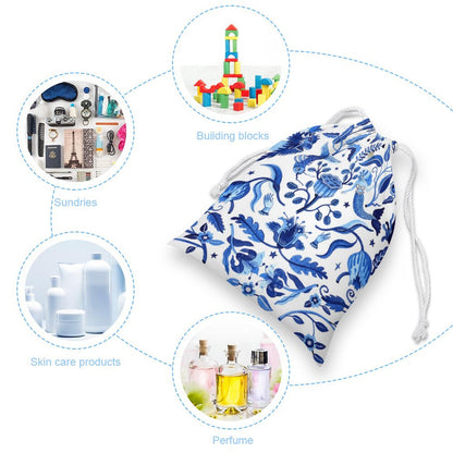 Custom Canvas Drawstring Pouch: Reusable Cotton Storage Bag