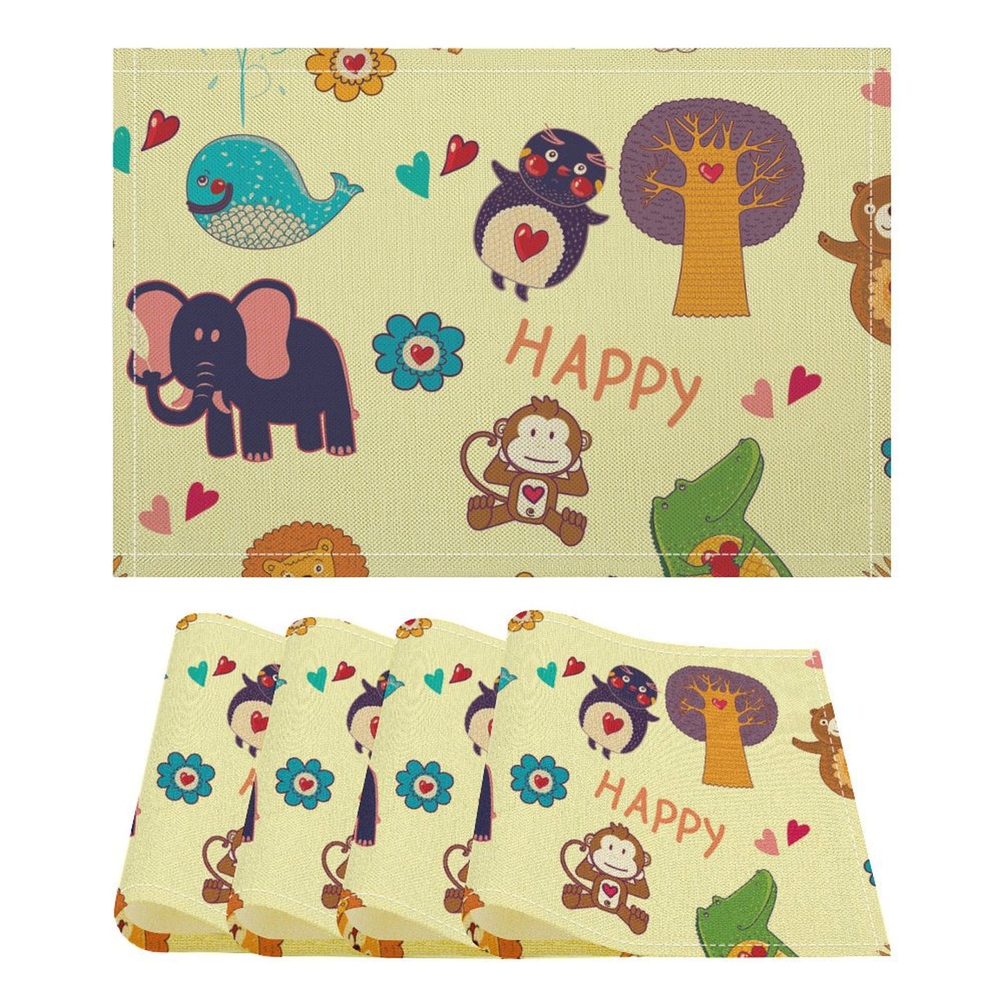 Custom Linen Placemats | Personalized Dining & Wedding Table Decor