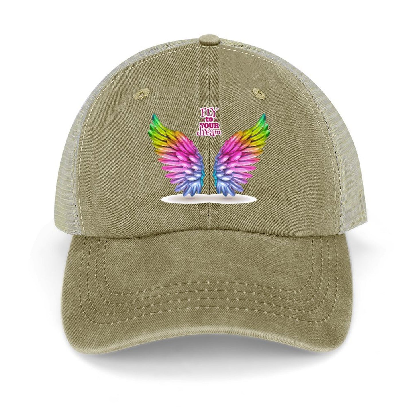 Custom Hollow-Out Denim Cap | Personalized Cotton Baseball Hat