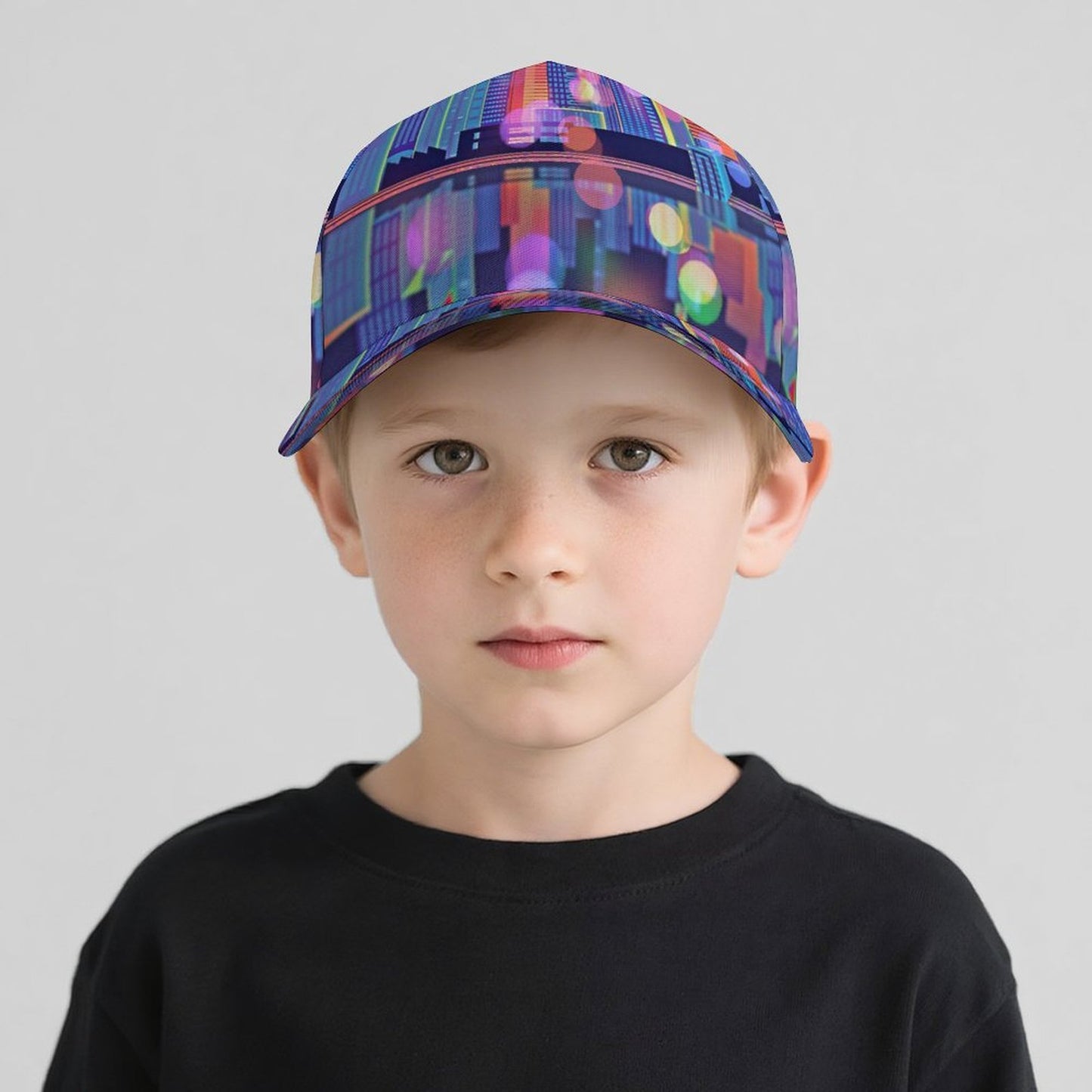 Design a Custom Kids Baseball Cap | Seamless All-Over Print