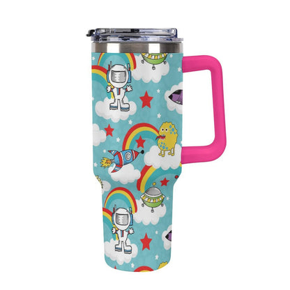 Custom 40oz Stainless Steel Car Cup | Personalized Large Travel Tumbler