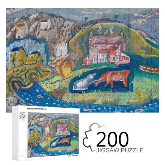 Custom 200 Piece Wood Puzzle | Your Photo on a Premium Jigsaw