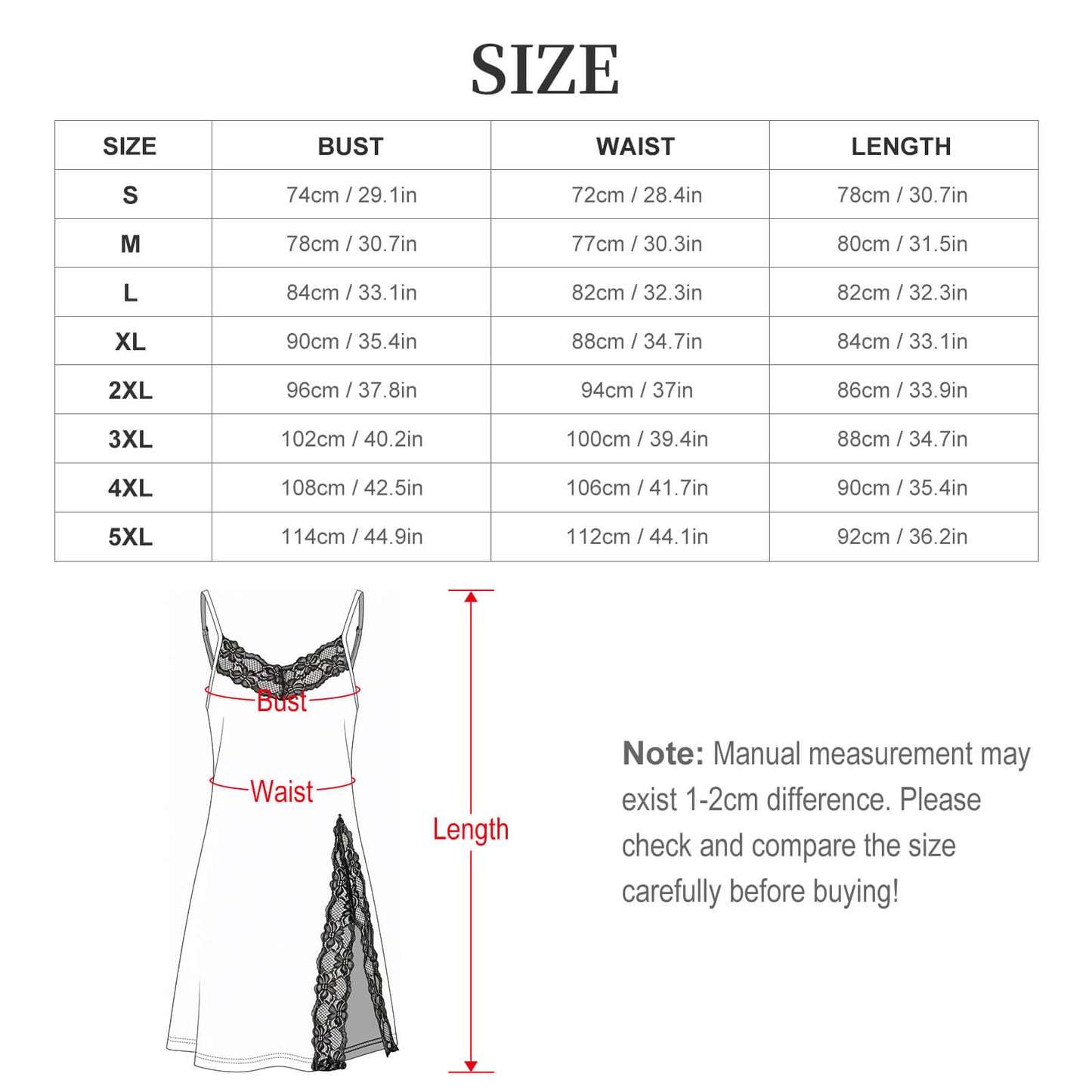 Custom Lace Trim Slip Dress with Personalized Print