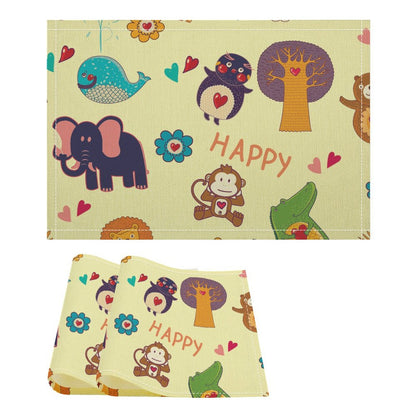 Custom Linen Placemats | Personalized Dining & Wedding Table Decor