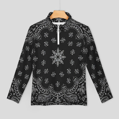 Custom Women's 1/4 Zip Compression Top | Lycra Performance Layer