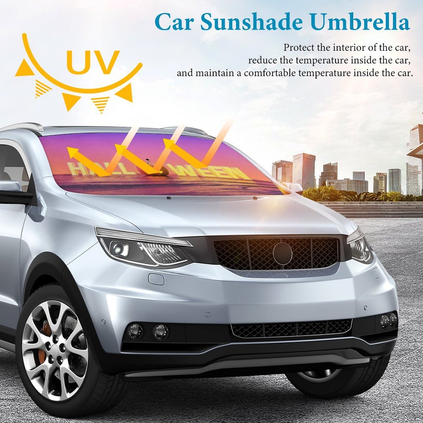 Custom Car Windshield Sun Shade | Add Your Photo & Design