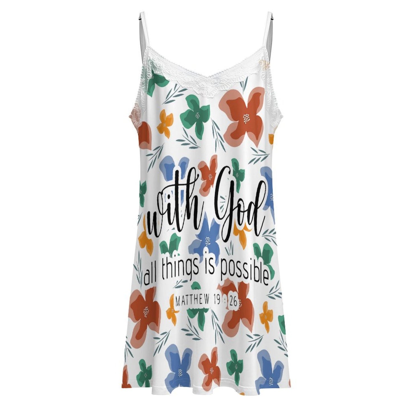 Create a Custom Lace Trim Slip Dress | Personalized Silk Nightgown