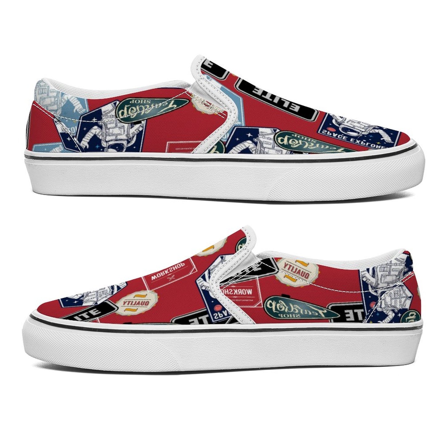 Custom Slip-On Canvas Shoes | Personalized Loafers for Men & Women