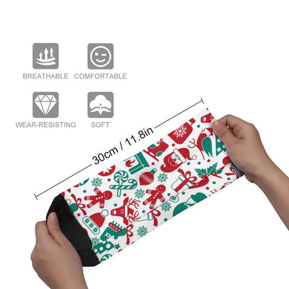 Custom Color Block Socks | Personalized w/ Black Heel & Toe