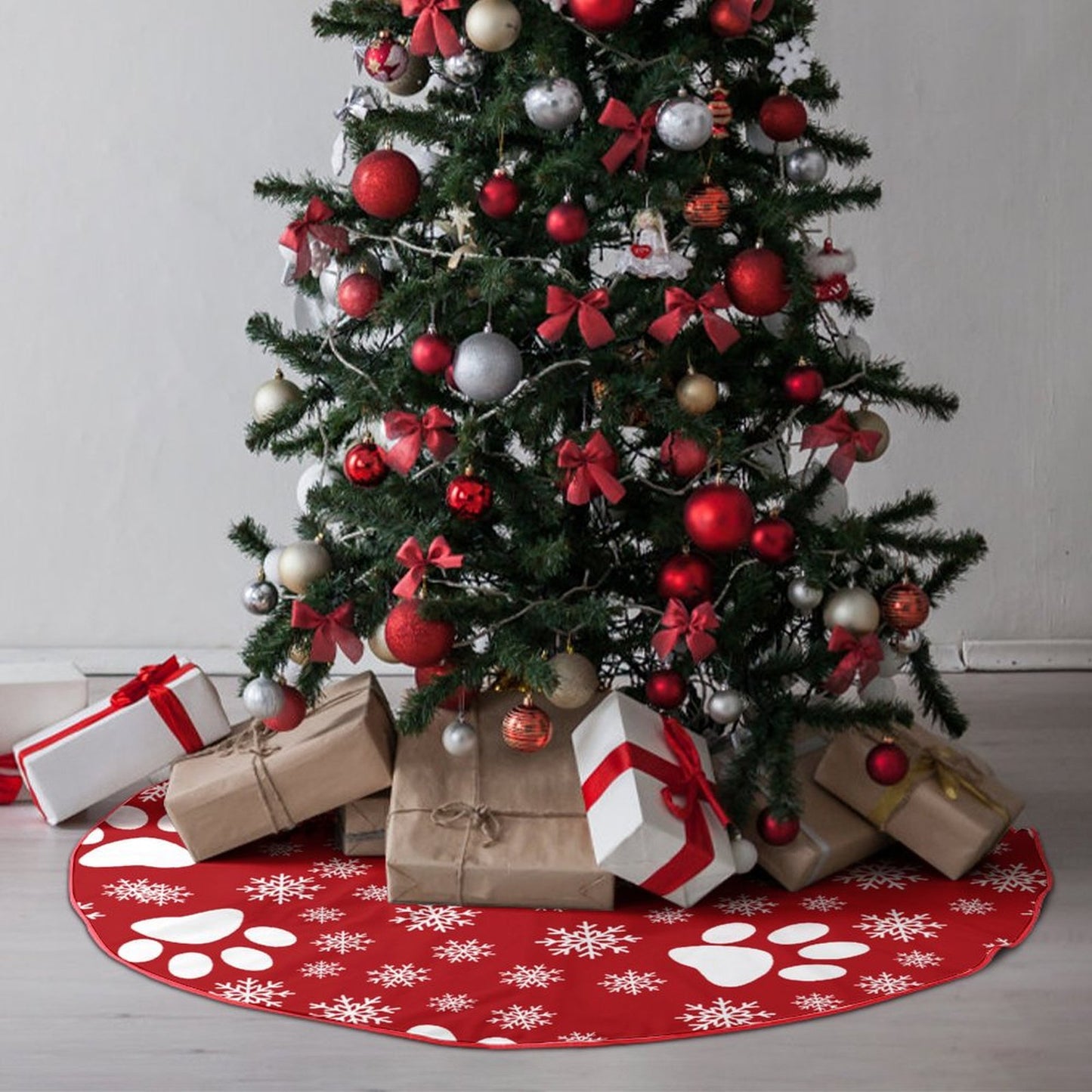 Create a Custom Photo Christmas Tree Skirt | Personalized Holiday Decor