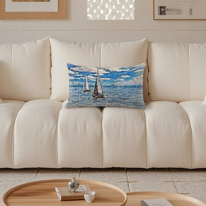 Luxurious Customizable Short Plush Oblong Pillowcases (Set of Two) - 12"x20"