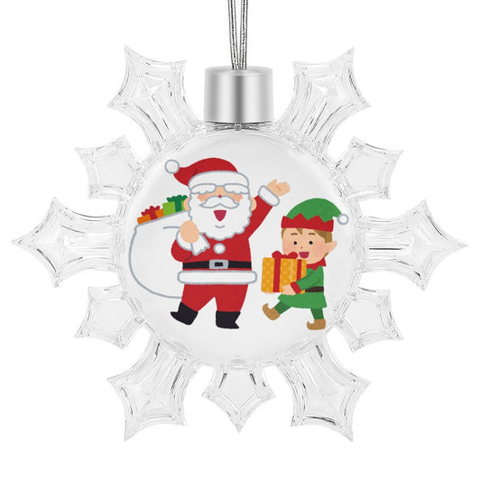 Frame a Photo in a Custom Snowflake Ornament | A Crystalline Keepsake