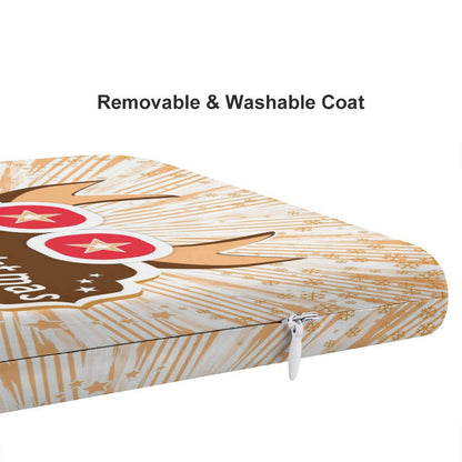 Custom Memory Foam Seat Cushion | Washable Chair Pad (15"x13.8")