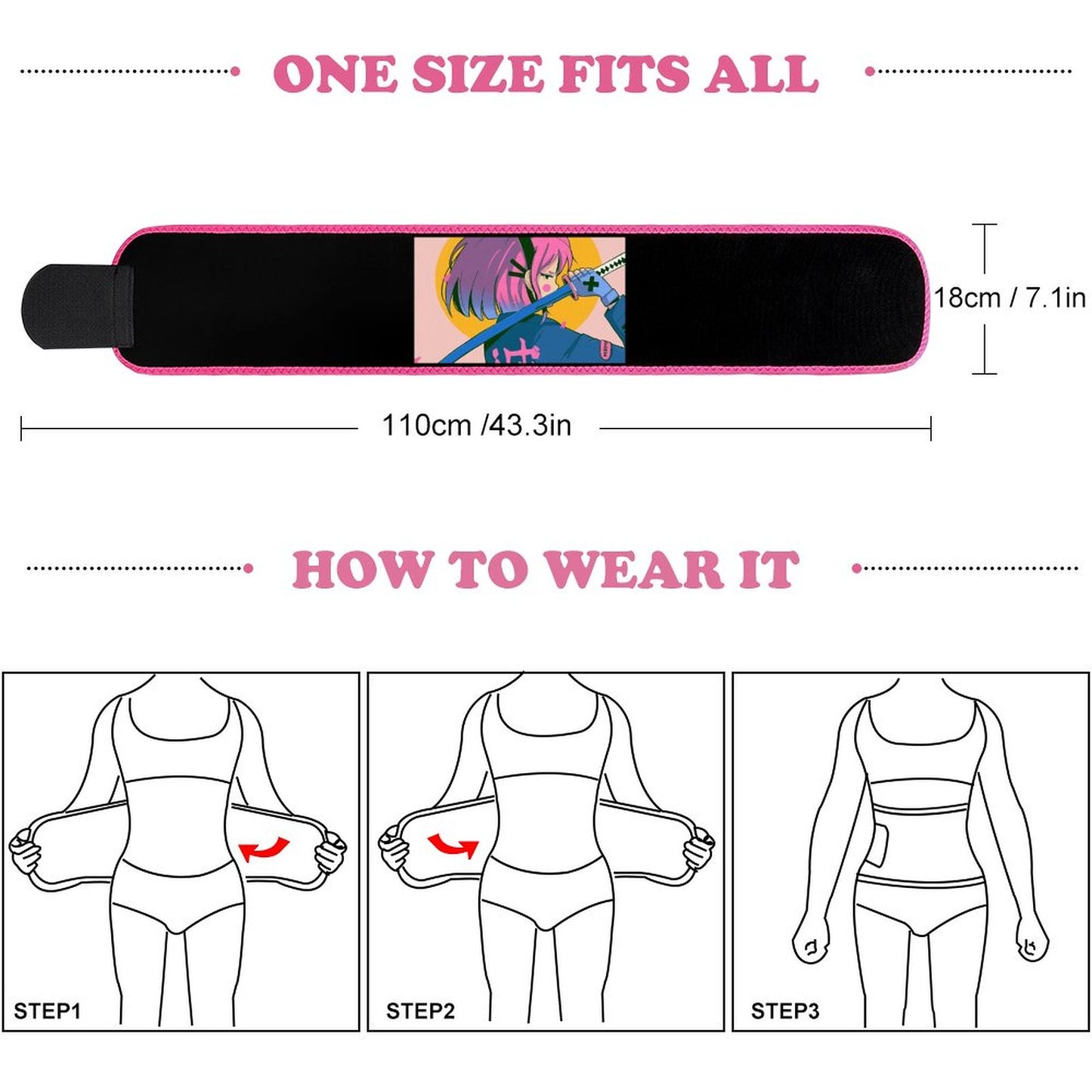 Waist Trimmer Belt Workout Shaper | Custom Neoprene Core Support