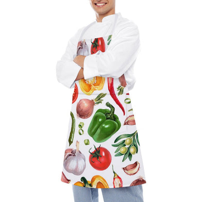 Custom Chef Apron with Pockets | Personalized Waterproof Bib