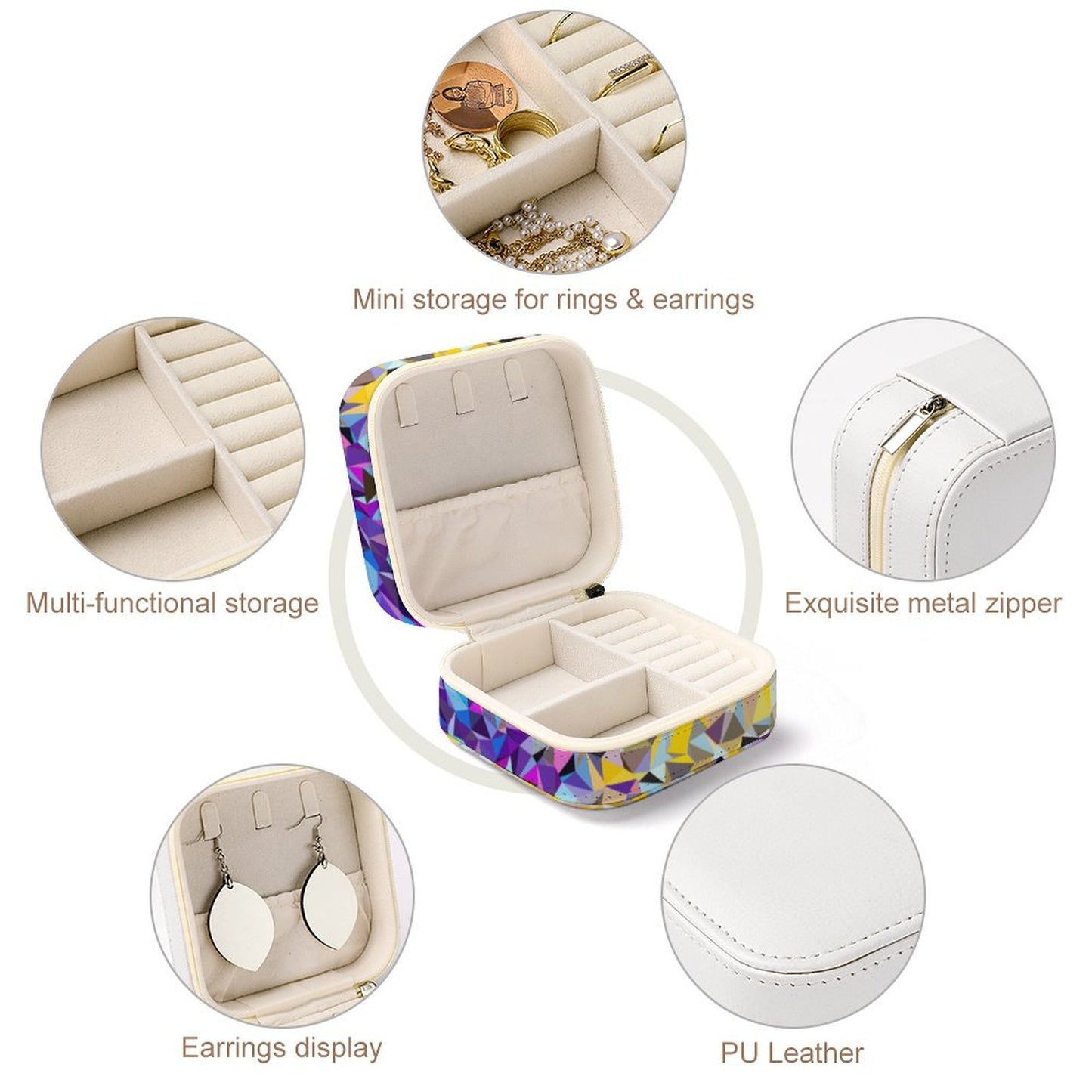 Custom Travel Jewelry Case | Personalized Organizer for Her