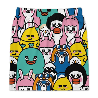 Custom Mini Skirt with Photo | Personalized Bodycon Skirt