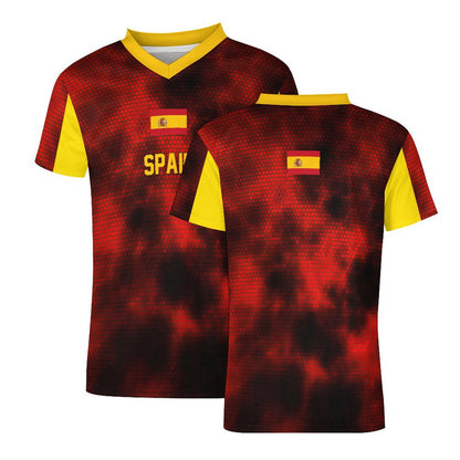 Custom Soccer Jersey | Personalized Breathable Mesh Football Shirt