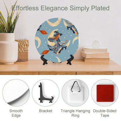 Custom Photo Display Plate with Stand – Personalized Home Decor in 8" or 10"