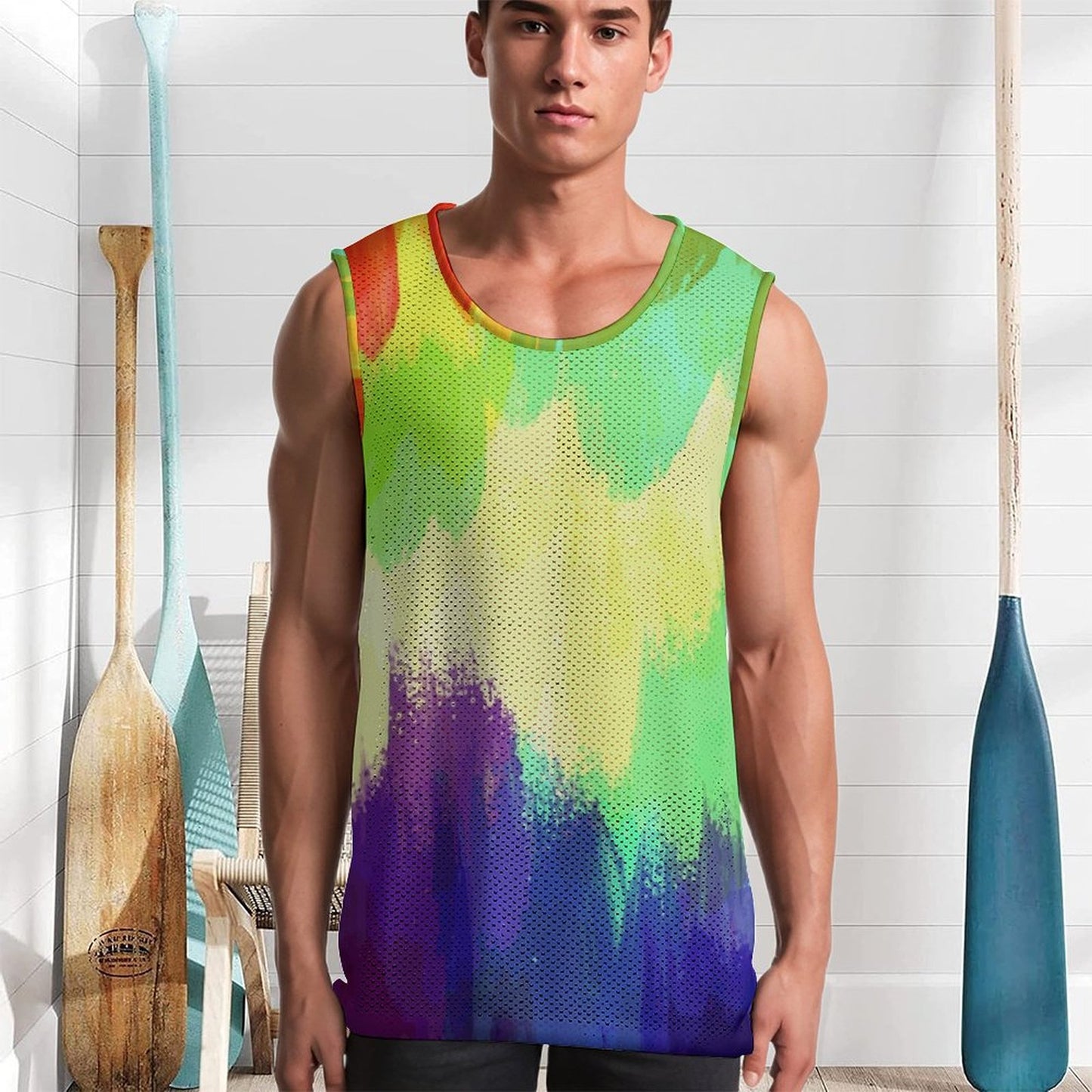 Custom Men's Gym Tank Top | Personalized Quick-Dry Performance Vest