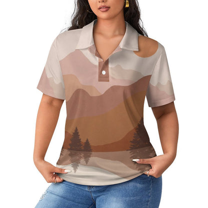 POLO Straight Top Nature View Paintings