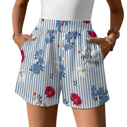 Custom Satin Lounge Shorts for Women – Personalized Sleep & Loungewear